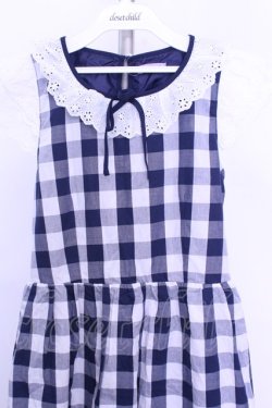 画像2: axes femme kawaii / ギンガムチェックワンピース M ネイビー×シロ O-26-01-12-2029-AX-OP-IG-OS