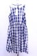 画像3: axes femme kawaii / ギンガムチェックワンピース M ネイビー×シロ O-26-01-12-2029-AX-OP-IG-OS (3)