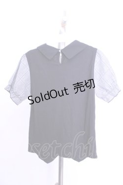 画像3: axes femme POETIQUE / チェック切替ドッキングプルオーバー  クロ×グレー O-26-01-12-2030-AX-TO-IG-OS