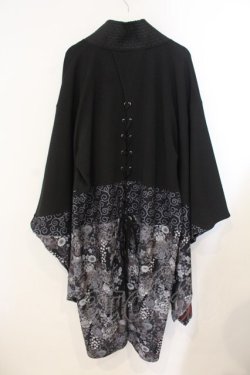 画像4: Qutie Frash / 着物ロングカーデ  レッド O-26-01-12-007-QU-JA-OW-OS