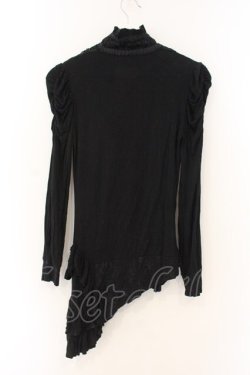 画像4: h.naoto Blood / 裾フリルカットソー  ブラック O-26-01-12-085-HN-TO-OW-OS