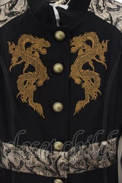 画像2: Qutie Frash / 刺繍ロングジャケット  ゴールド O-26-01-12-008-QU-JA-OW-OS