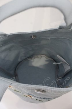 画像4: PINK HOUSE / マーガレットブーケ刺繍ミニトートポシェット  サックス O-26-01-12-001-LO-BG-IG-OS