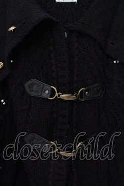 画像2: axes femme / オフタートルニットポンチョ  クロ O-26-01-12-015-AX-TO-IG-OS