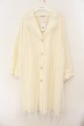 axes femme / チュール裏毛カットジャケット M アイボリー O-26-01-12-019-AX-JA-IG-ZT545