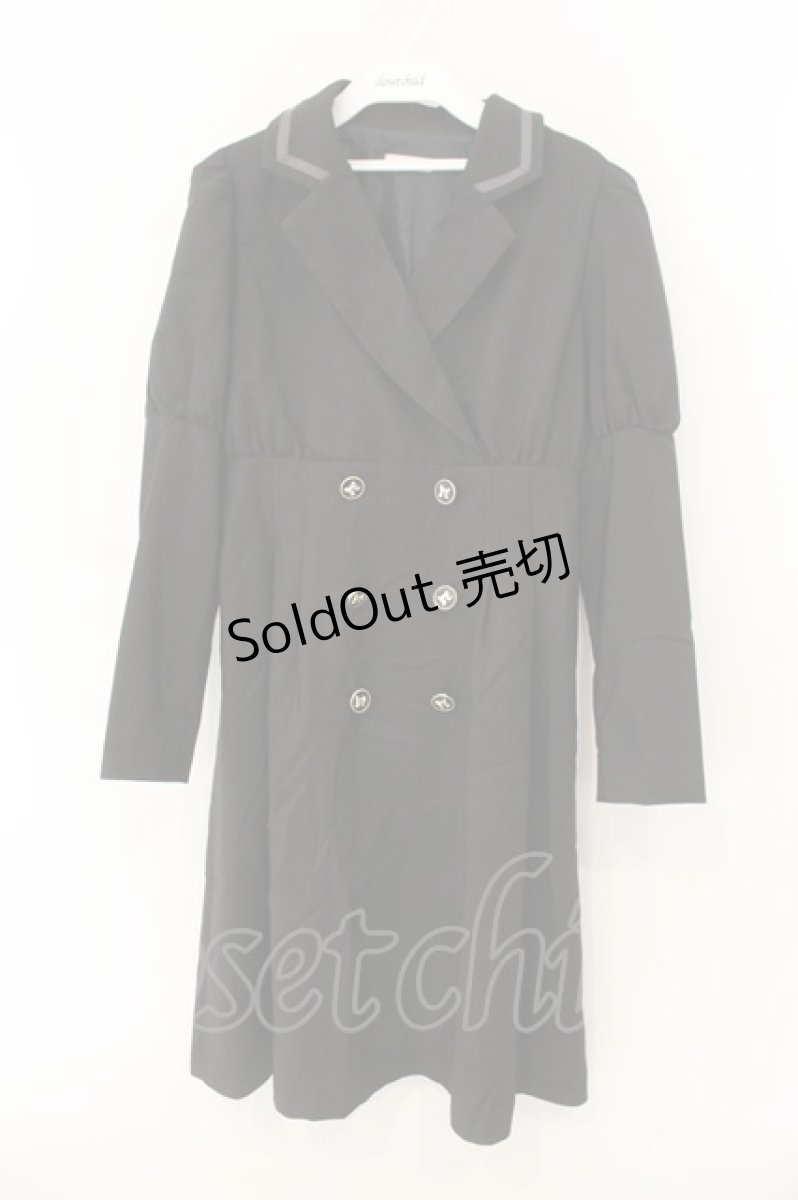 画像1: axes femme POETIQUE / ダブル釦タックデザインワンピース  クロ O-26-01-12-024-AX-OP-IG-ZH (1)