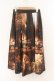 画像1: axes femme Nostalgic / 幻想街柄ロングスカート  ブラウン O-26-01-12-027-LO-SK-IG-OS (1)