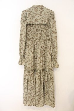 画像3: axes femme POETIQUE / トワルドジュイ風柄ワンピース  グリーン O-26-01-12-028-AX-OP-IG-OS