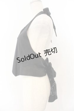 画像3: ALICE and the PIRATES / Cafeストライプベスト  クロ O-26-01-13-003-PA-TO-IG-OS