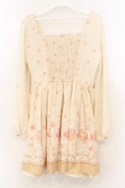 画像4: LIZ LISA / エッフェル塔×メッセージ柄ワンピース  アイボリー O-26-01-13-029-LO-OP-IG-OS