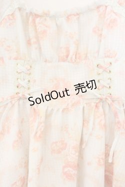 画像2: LIZ LISA / オフショルローズ柄ワンピース  サックス O-26-01-13-031-LO-OP-IG-OS