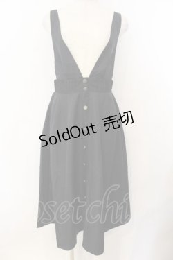 画像1: axes femme / センターボタンジャンスカ M クロ O-26-01-13-004-AX-OP-IG-OS