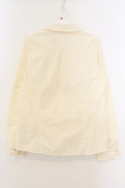 画像2: axes femme / シャンデリアジャガードブラウス  アイボリー O-26-01-13-042-AX-BL-IG-OS