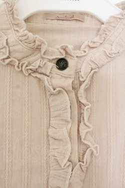 画像2: Amavel / 機械人形のアームバンド付ブラウス  ベージュ O-26-01-13-046-CA-BL-IG-OS