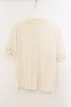 画像2: axes femme / ブラウス風カットソー  アイボリー O-26-01-13-047-AX-TO-IG-OS