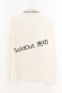 画像3: axes femme / ローズ刺繍ブラウス M アイボリー O-26-01-13-049-AX-BL-IG-OS