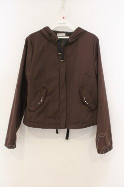 画像1: axes femme / ビジュー付マウンテンパーカー  ブラウン O-26-01-13-050-AX-TO-IG-OS