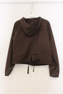 画像2: axes femme / ビジュー付マウンテンパーカー  ブラウン O-26-01-13-050-AX-TO-IG-OS