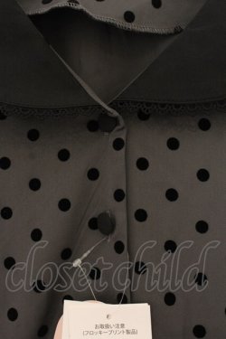 画像2: m petit by misako / AOKドットフロッキーワンピース 4L グレー O-26-01-13-053-LO-OP-IG-OS