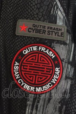 画像2: Qutie Frash / ZIPブルゾン L ブラック O-26-01-13-056-QU-JA-IG-OS