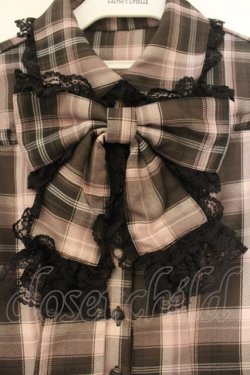 画像2: Jamieエーエヌケー / お姫様ブラウス  ピンク×クロ O-26-01-13-059-0-BL-IG-OS