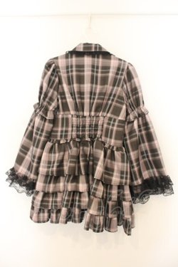 画像4: Jamieエーエヌケー / お姫様ブラウス  ピンク×クロ O-26-01-13-059-0-BL-IG-OS