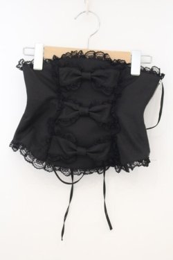 画像1: Jamieエーエヌケー / おリボンコルセット  クロ O-26-01-13-060-0-TO-IG-OS