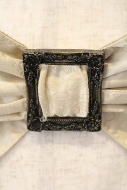 画像2: Hoshibako Works / 藤花集中華風リボンベルト  生成り O-26-01-13-001-LO-ZA-IG-OS