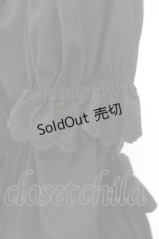 画像5: Cornet / ハートレース付け袖ワンピース  クロ O-26-01-13-006-LO-OP-IG-OS (5)