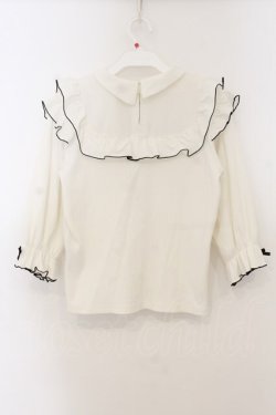 画像2: NOEMIE / ヨークフリルテレコカットソー  シロ O-26-01-13-074-LO-TO-IG-OS