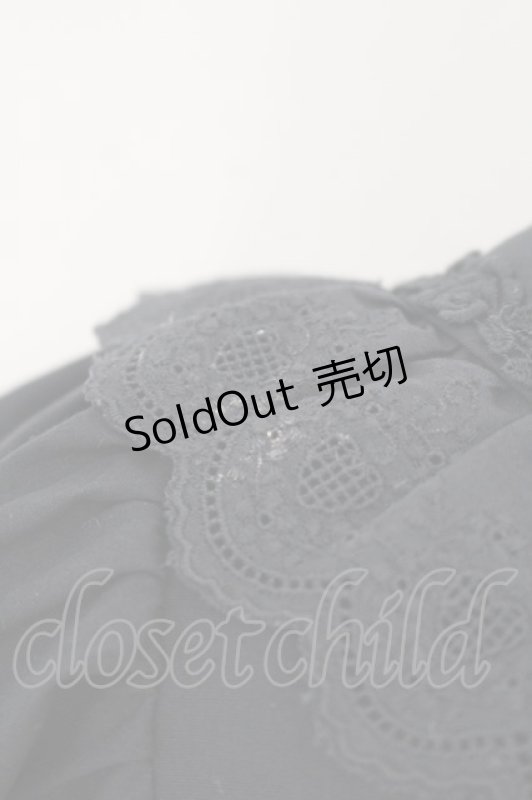 画像6: Cornet / ハートレース付け袖ワンピース  クロ O-26-01-13-006-LO-OP-IG-OS (6)