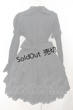 画像7: Cornet / ハートレース付け袖ワンピース  クロ O-26-01-13-006-LO-OP-IG-OS