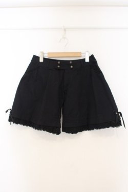 画像1: ALICE and the PIRATES / フレアキュロットパンツ  クロ O-26-01-13-086-PA-PA-IG-OS