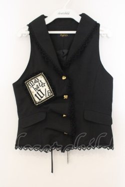 画像1: ALICE and the PIRATES / マッドハッターベスト  クロ O-26-01-13-089-PA-TO-IG-OS