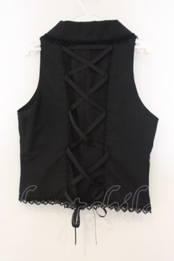 画像4: ALICE and the PIRATES / マッドハッターベスト  クロ O-26-01-13-089-PA-TO-IG-OS