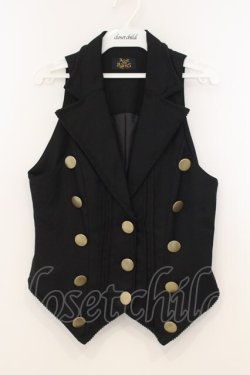 画像1: ALICE and the PIRATES / ロードアベリアベスト  ブラック O-26-01-13-090-PA-TO-IG-OS