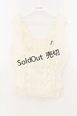 画像1: ALICE and the PIRATES / ソリエルローズビスチェ  生成り O-26-01-13-091-PA-TO-IG-OS