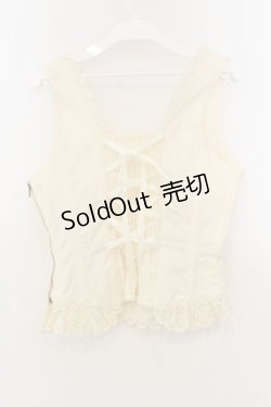 画像3: ALICE and the PIRATES / ソリエルローズビスチェ  生成り O-26-01-13-091-PA-TO-IG-OS