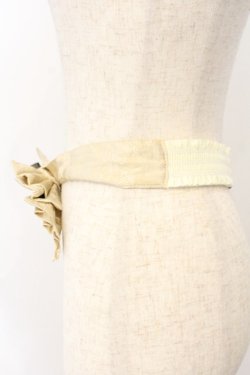 画像3: Hoshibako Works / 藤花集中華風リボンベルト  生成り O-26-01-13-001-LO-ZA-IG-OS