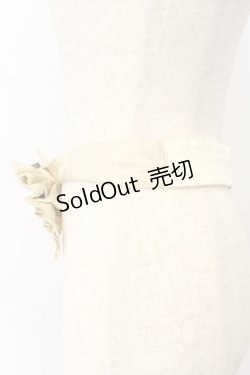 画像3: Hoshibako Works / 藤花集中華風リボンベルト  生成り O-26-01-13-001-LO-ZA-IG-OS