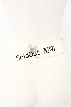 画像4: Hoshibako Works / 藤花集中華風リボンベルト  生成り O-26-01-13-001-LO-ZA-IG-OS