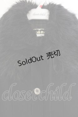 画像2: h.naoto Blood / 刺繍入りロングコート  ブラック O-26-01-13-013-HN-CO-OW-OS