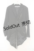 BPN FOR MEN / チェーン装飾燕尾ジャケット M ブラック O-26-01-13-015-GO-JA-OW-OS