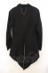 画像3: BPN FOR MEN / チェーン装飾燕尾ジャケット M ブラック O-26-01-13-015-GO-JA-OW-OS (3)
