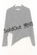 BPN / アシメ燕尾ジャケット M ブラック O-26-01-13-016-GO-JA-OW-OS