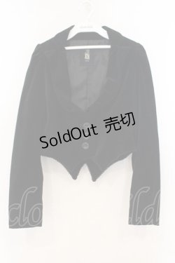 画像1: BPN / 3つボタン別珍ジャケット M ブラック O-26-01-13-017-GO-JA-OW-OS