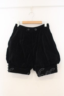 画像1: BPN / 別珍カボチャパンツ M ブラック O-26-01-13-018-GO-PA-OW-OS