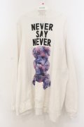 MILKBOY / NEVER SAY NEVER HOODIE  ホワイト O-26-01-13-020-MB-TO-OW-ZT0115L