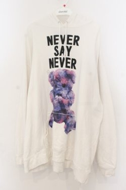 画像1: MILKBOY / NEVER SAY NEVER HOODIE  ホワイト O-26-01-13-020-MB-TO-OW-OS