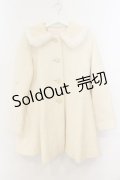 LIZ LISA / 後ろリボンコート  アイボリー O-26-01-13-025-LO-CO-IG-OS
